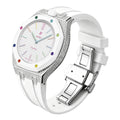 AP Collaboration Swatch Diamond-Encrusted Stainless Steel Royal Oak Royal Pop Modified Case Set